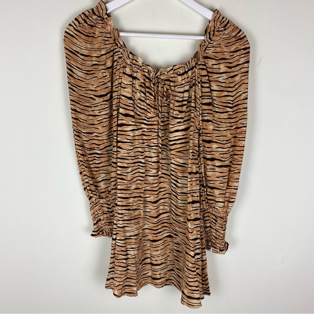 Faithfull The Brand Ira Animal Print Mini Dress - Picture 3 of 13